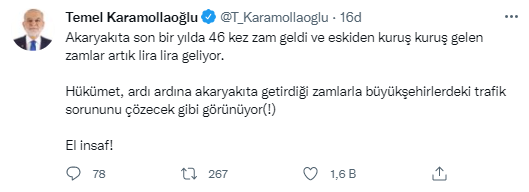 temel karamollaoğlu tweet